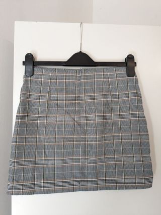 Minifalda cuadros Pull&Bear