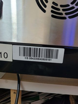 Vitrina Refrigeradora Negra