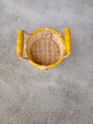 Cestino vimini ceramica Almar nuovo