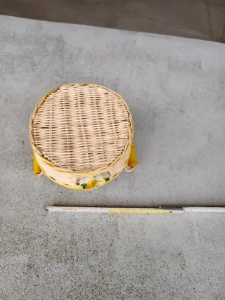 Cestino vimini ceramica Almar nuovo