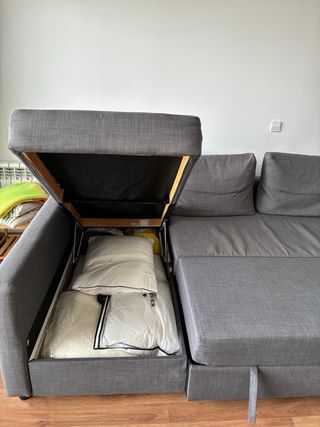 Sofá Cama Gris Ikea FRIHETEN entrega finales Mayo