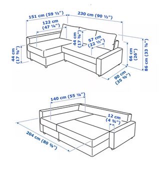 Sofá Cama Gris Ikea FRIHETEN entrega finales Mayo