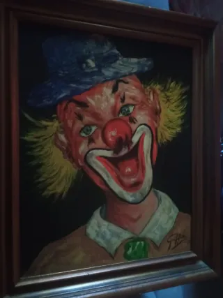 Coppia di quadri firmati con cornice in legno originale