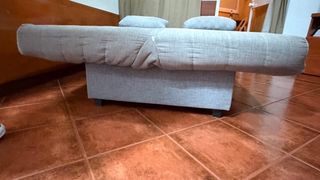 Sofá Cama Gris Tela