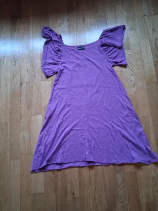 Vestido Aire Retro con Estampado de Payaso