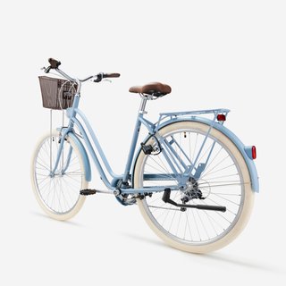 Bicicleta urbana clásica cuadro bajo 28 pulgadas 6 V Elops