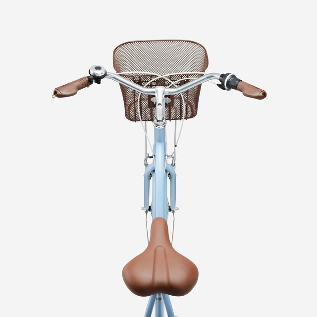 Bicicleta urbana clásica cuadro bajo 28 pulgadas 6 V Elops