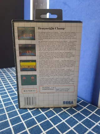 MASTERSYSTEM HEAVYWEIGHT CHAMP ORIGINAL SEGA