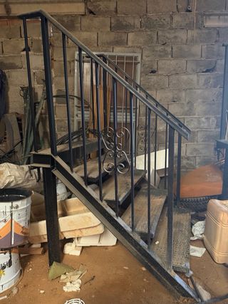 Escaleras de hierro forjado