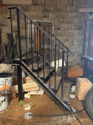 Escaleras de hierro forjado