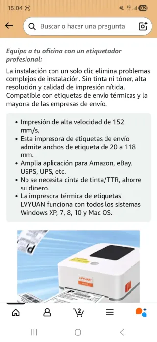 Impresora de Etiquetas termica NUEVA