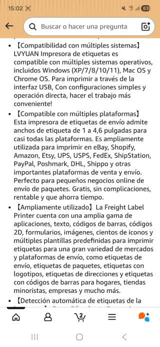 Impresora de Etiquetas termica NUEVA