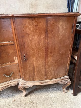 Mueble / aparador antiguo madera para restaurar