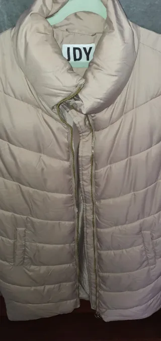Chaleco JDY Beige XL sin capucha