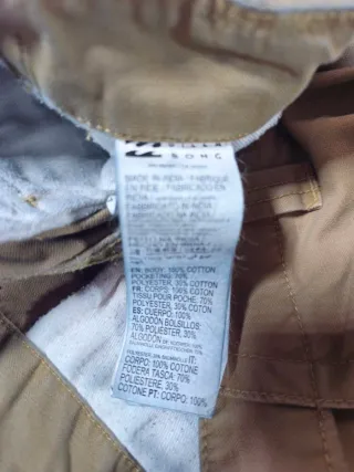 Billabong Cargo Beige Uomo Taglia 28