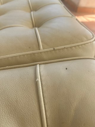 2 Sillones Estilo Barcelona Beige/Plata