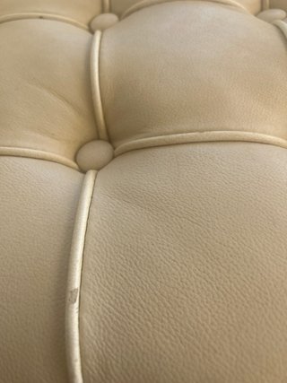 2 Sillones Estilo Barcelona Beige/Plata