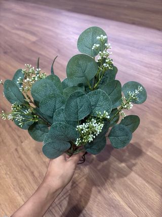 10 Fiori di Eucalipto Artificiali