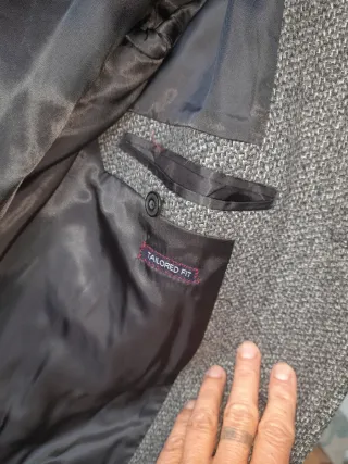 Abrigo marca Macson hombre como nuevo