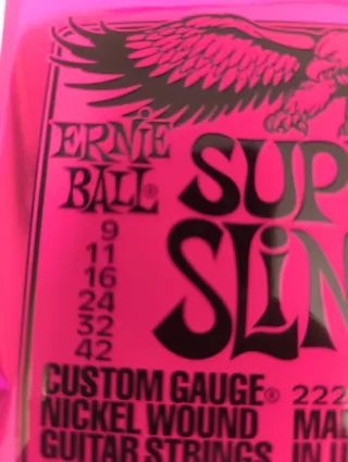 Cuerdas Guitarra 9/42 Ernie Ball Super Slinky