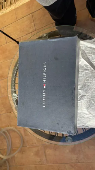 Scarpe Tommy Hilfiger Uomo Pelle Marrone Tg 41