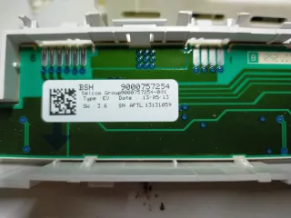 Botonera lavavajillas BSH