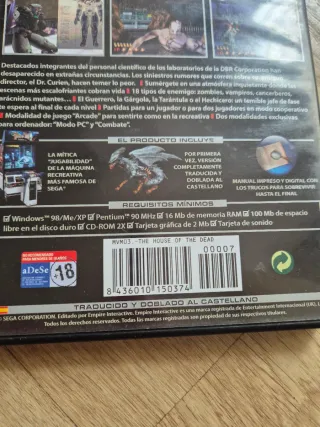 Juego PC The House of the Dead