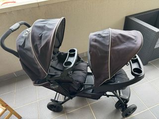 Carrito Gemelar Graco Negro muy poco uso
