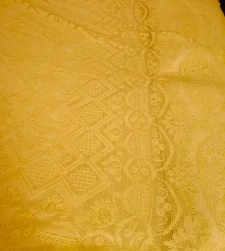 Manta antigua de filet años 50 / 60