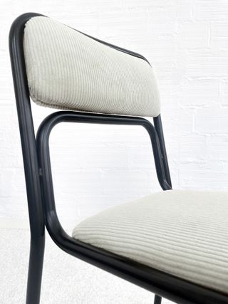 SILLAS BAUHAUS CORDUROY BLANCO. ITALY 70s