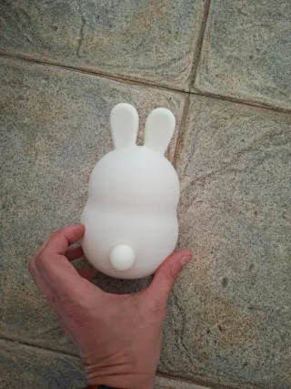 Luz de silicona con forma de conejo