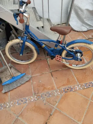 Bicicleta infantil azul