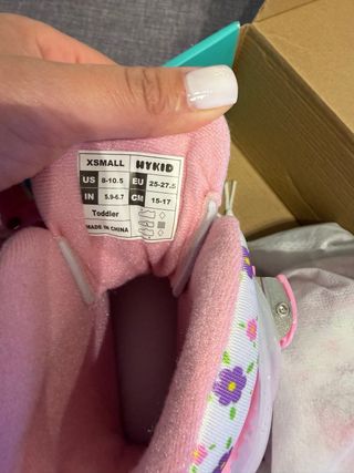 Patines Hykid Viola Niña Morado Flores