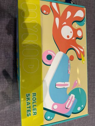 Patines Hykid Viola Niña Morado Flores