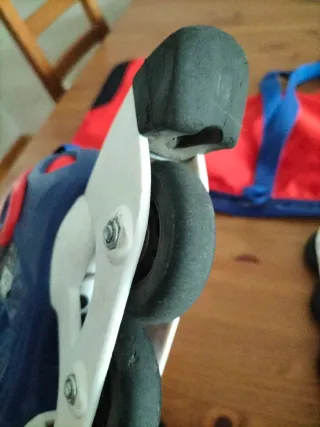 Patines en línea y protecciones