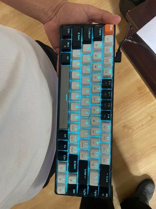 Teclado E-YOOSO Negro y Multicolor