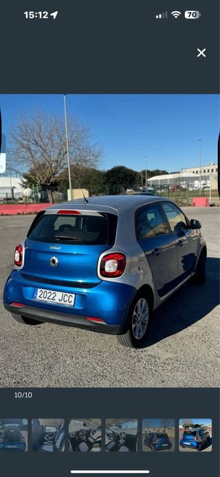 smart forfour 2016 etiqueta c pocos km