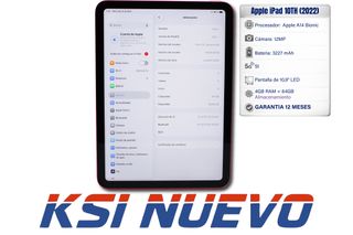 APPLE IPAD 10TH GENERACION 64GB A2696 ROSA 2022