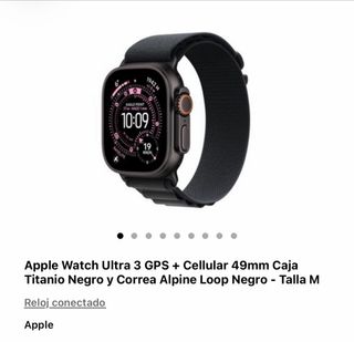 Apple Watch Ultra 3 GPS + Celular 49mm Titanio