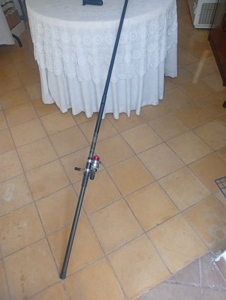 Caña y carrete pesca Caperlan y Shimano