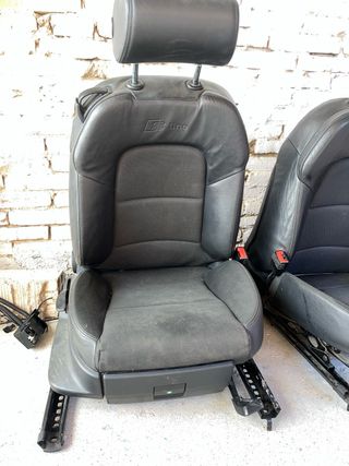 Asientos Audi A3 8P S Line Cuero/Tela