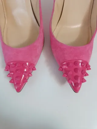 Tacones Christian Louboutin Rosa Puntiagudos