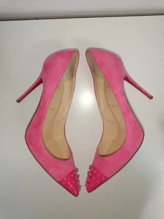 Tacones Christian Louboutin Rosa Puntiagudos