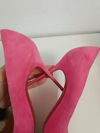 Tacones Christian Louboutin Rosa Puntiagudos