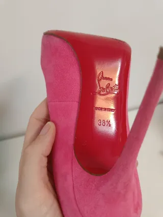 Tacones Christian Louboutin Rosa Puntiagudos