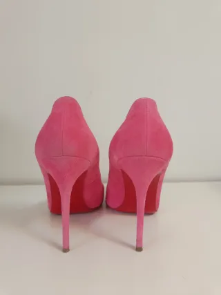 Tacones Christian Louboutin Rosa Puntiagudos
