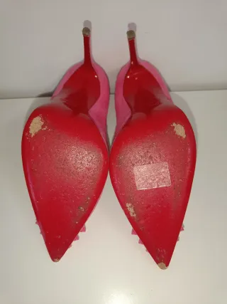 Tacones Christian Louboutin Rosa Puntiagudos