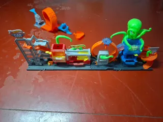 Pista de Coches Hot Wheels Pulpo