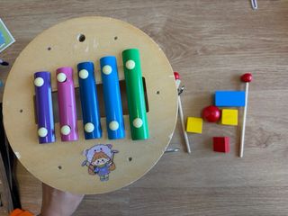 Cubo Actividad Montessori Madera Bebé