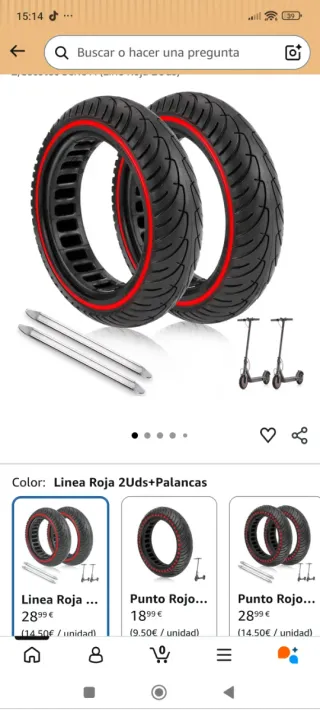 Ruedas patinete Xiaomi